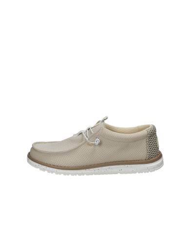 Hey Dude Shoes Wally Mesh Neutrals.0qf Mocassino sportivo da uomo slip-on in mesh Sabbia