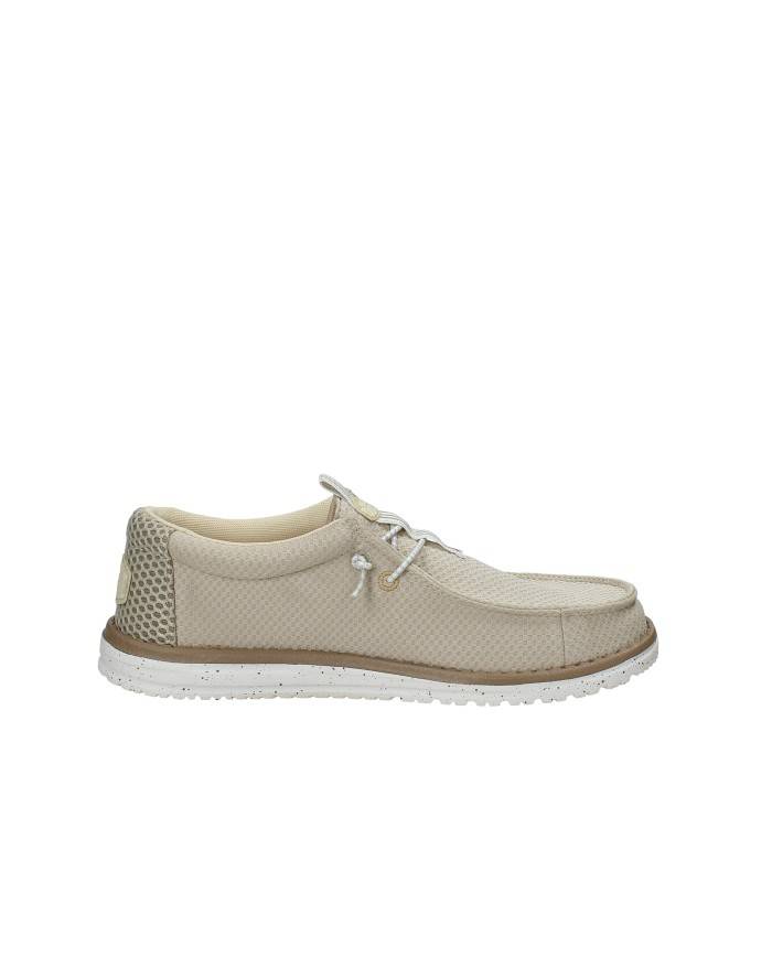 Hey Dude Shoes Wally Mesh Neutrals.0qf Mocassino sportivo da uomo slip-on in mesh Sabbia