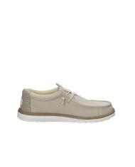 Hey Dude Shoes Wally Mesh Neutrals.0qf Mocassino sportivo da uomo slip-on in mesh Sabbia