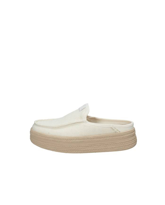 Hey Dude Shoes Austin Lift Espa.0la Sabot donna tipo espadrillas in tessuto Sabbia