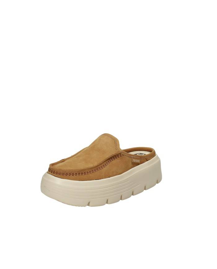 Hey Dude Shoes Austin Edge Leat.265 Sabot donna tipo espadrillas in camoscio Tan