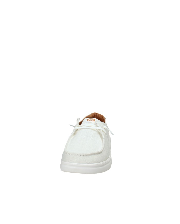 Hey Dude Shoes Wendy Rise Animal.94S Mocassino con lacci elastici in tessuto Bianco
