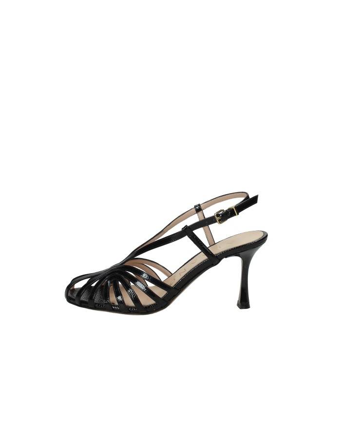 Albano 5613 Sandali con tacco alto in vernice Nero