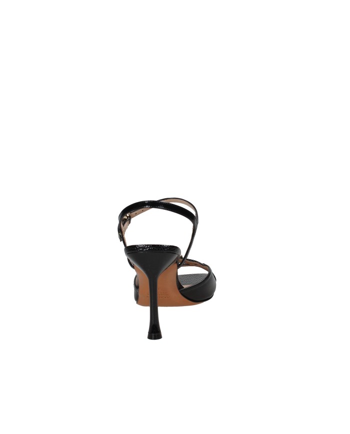 Albano 5566 Sandali con tacco alto in vernice Nero