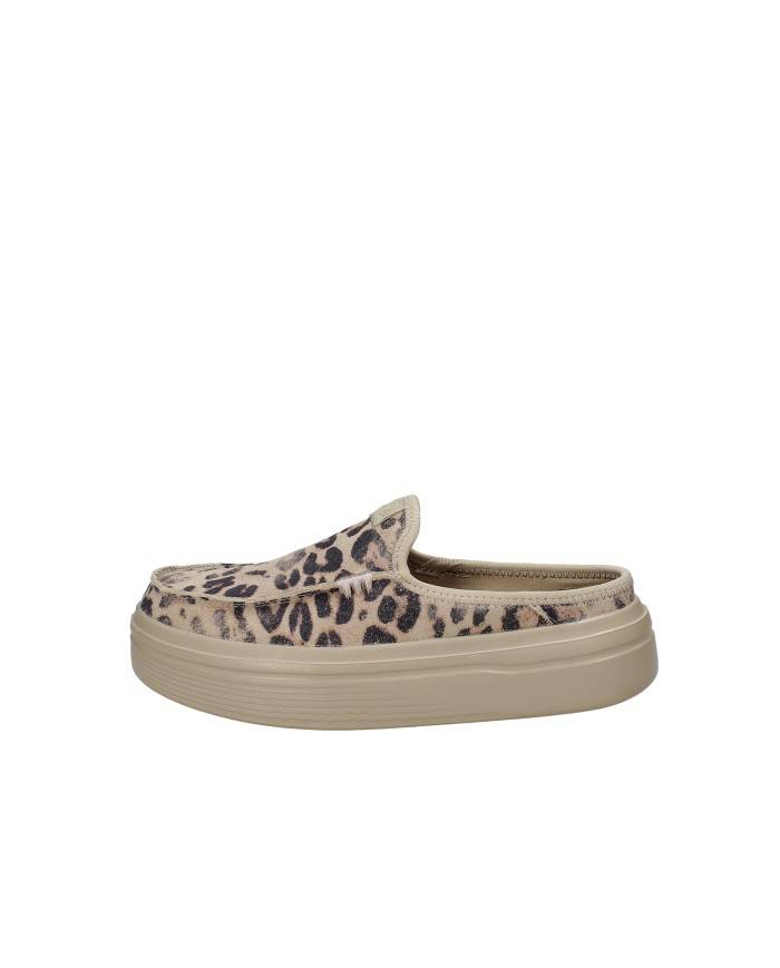 Hey Dude Shoes Austin Lift Classic.2gb Sabot donna in camoscio Leopardo