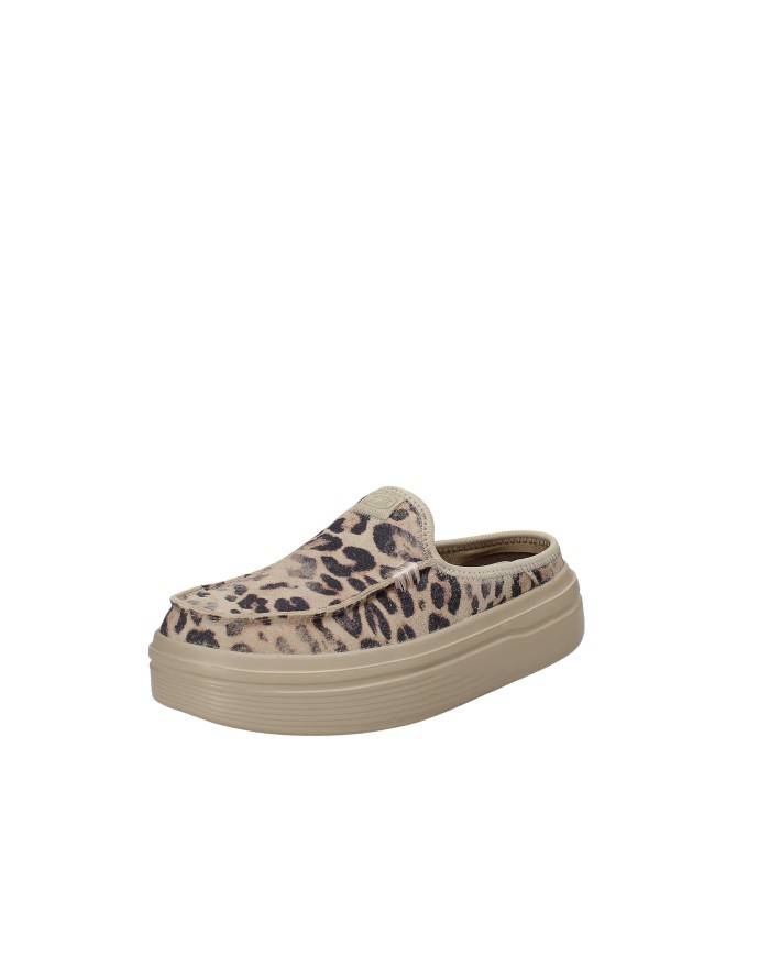 Hey Dude Shoes Austin Lift Classic.2gb Sabot donna in camoscio Leopardo