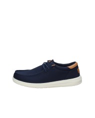 Hey Dude Shoes Paul Canvas.4uc Mocassino sportivo da uomo slip-on in cotone Blu