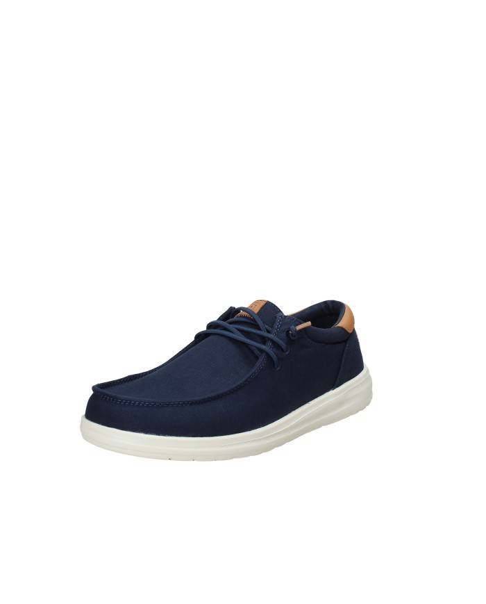 Hey Dude Shoes Paul Canvas.4uc Mocassino sportivo da uomo slip-on in cotone Blu