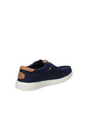 Hey Dude Shoes Paul Canvas.4uc Mocassino sportivo da uomo slip-on in cotone Blu