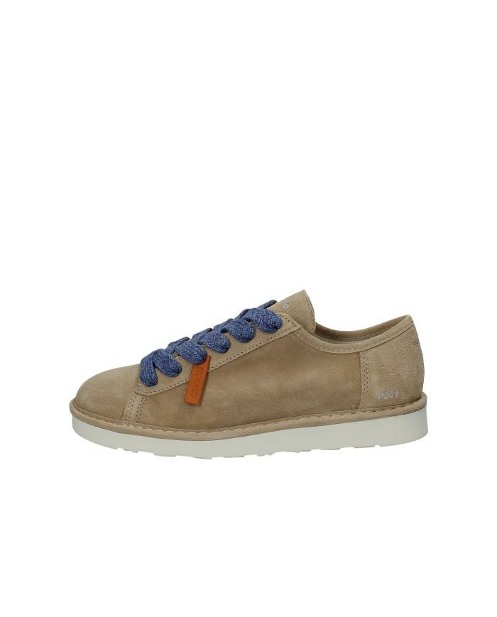 Panchic P001.0206B008 Sneaker da uomo in 100% pelle scamosciata Sabbia