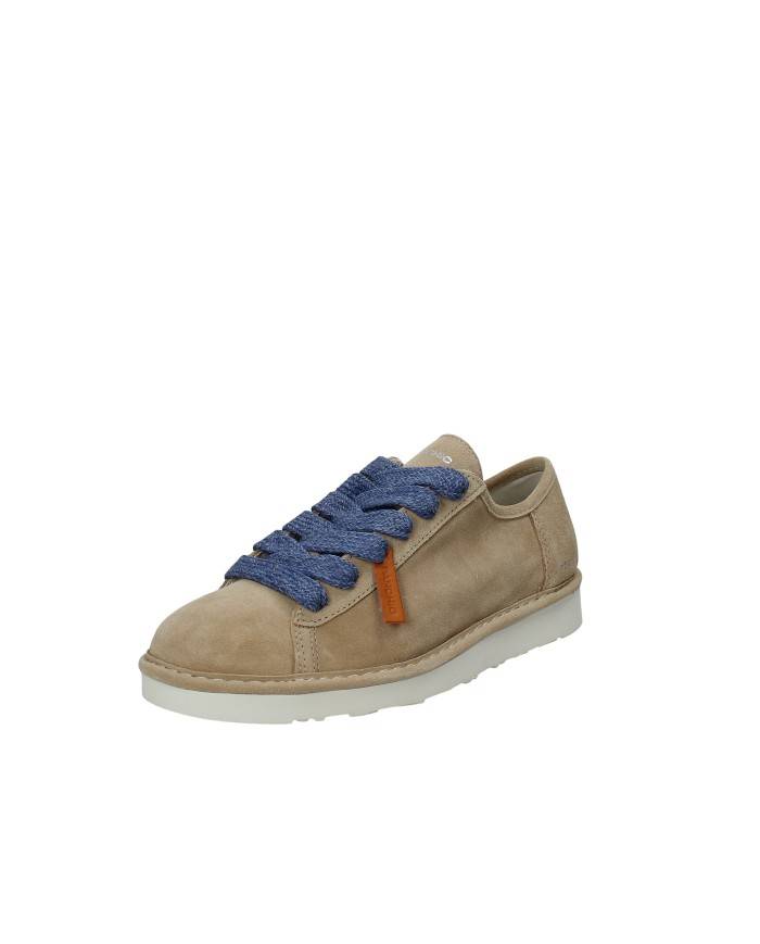 Panchic P001.0206B008 Sneaker da uomo in 100% pelle scamosciata Sabbia