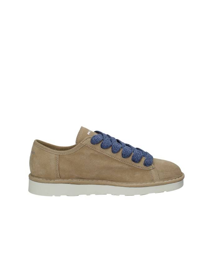 Panchic P001.0206B008 Sneaker da uomo in 100% pelle scamosciata Sabbia