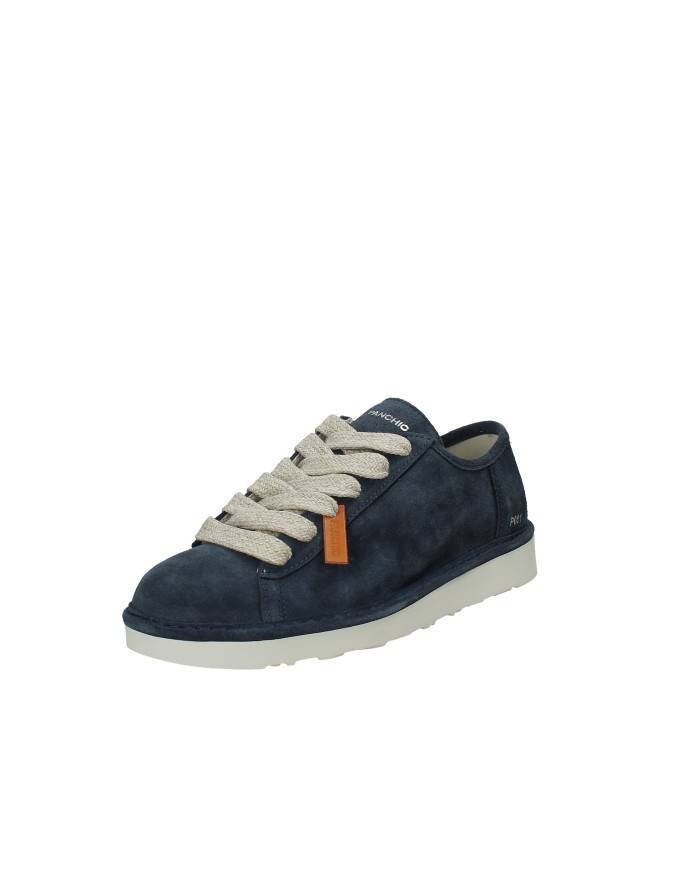 Panchic P001.0206T010 Sneaker da uomo in 100% pelle scamosciata Blu