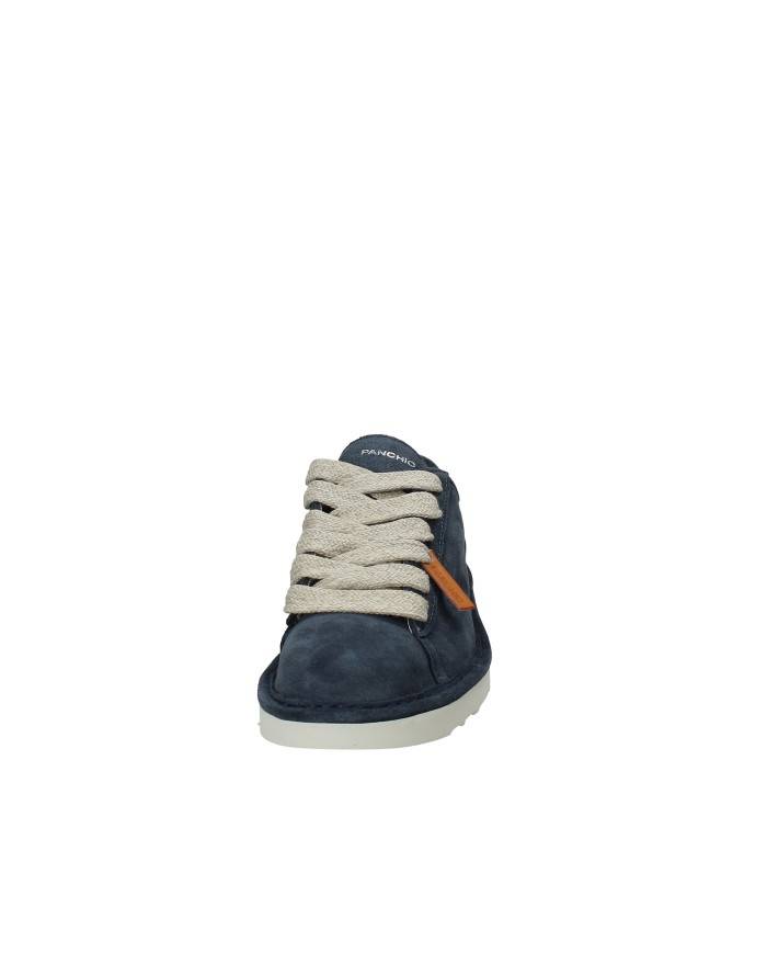Panchic P001.0206T010 Sneaker da uomo in 100% pelle scamosciata Blu
