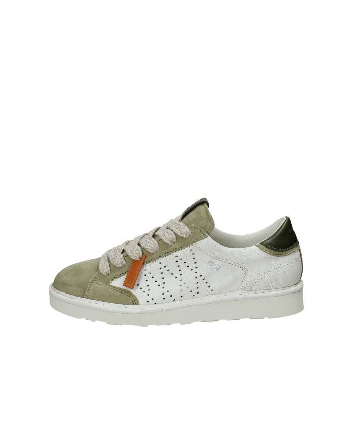 Panchic p001.02263081 Sneaker da uomo in 100% pelle e camoscio Verde Oliva