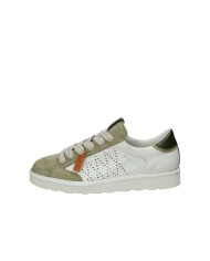 Panchic p001.02263081 Sneaker da uomo in 100% pelle e camoscio Verde Oliva