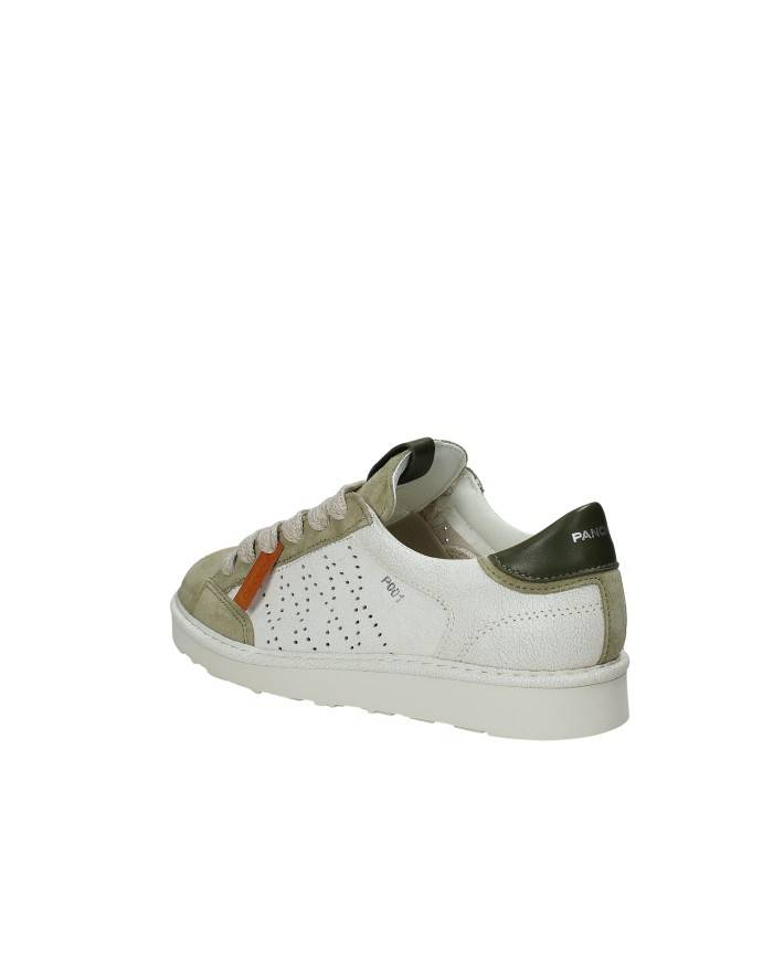 Panchic p001.02263081 Sneaker da uomo in 100% pelle e camoscio Verde Oliva