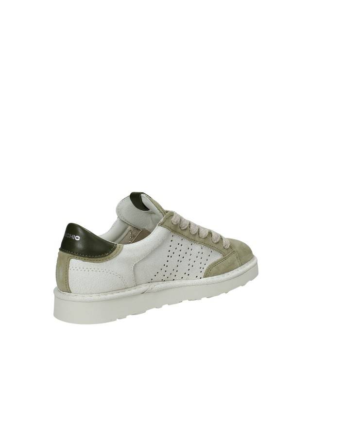 Panchic p001.02263081 Sneaker da uomo in 100% pelle e camoscio Verde Oliva