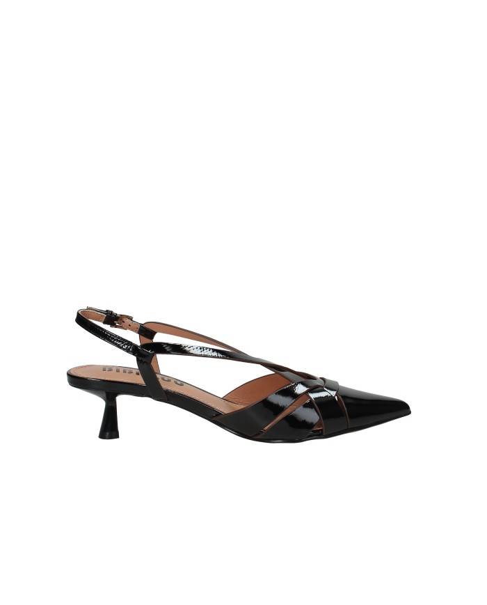 Bibi Lou 633z21vk.ne Décolleté slingback a punta in vernice Nero