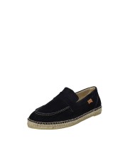 Vidorreta 0352 Espadrilla mocassino da uomo in corda e camoscio Blu