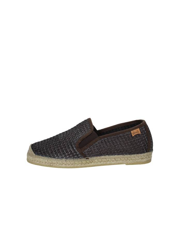 Vidorreta 0351 Espadrilla mocassino da uomo in tessuto intrecciato Testa Moro