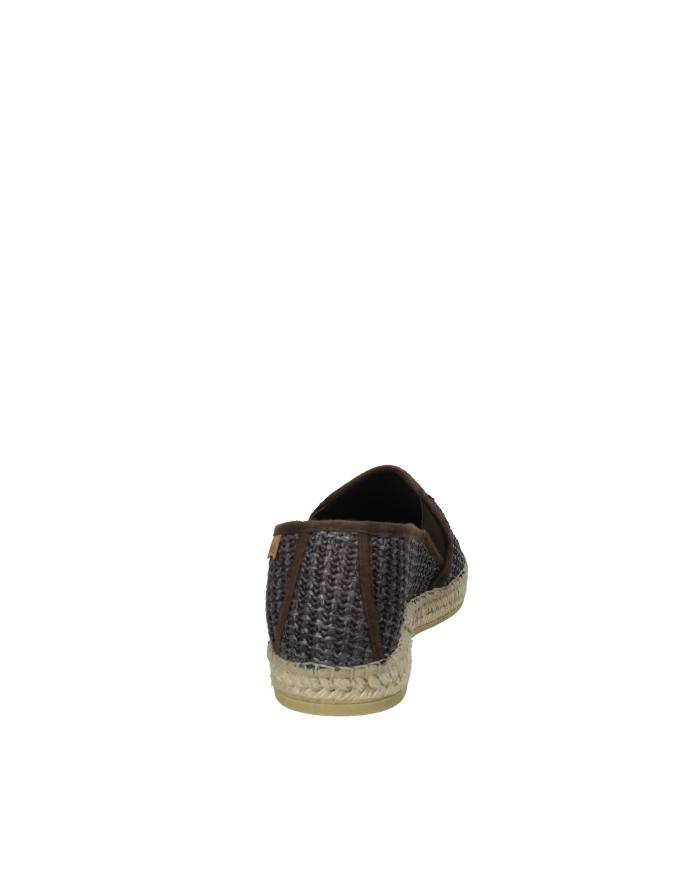 Vidorreta 0351 Espadrilla mocassino da uomo in tessuto intrecciato Testa Moro