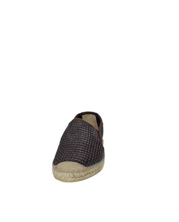 Vidorreta 0351 Espadrilla mocassino da uomo in tessuto intrecciato Testa Moro