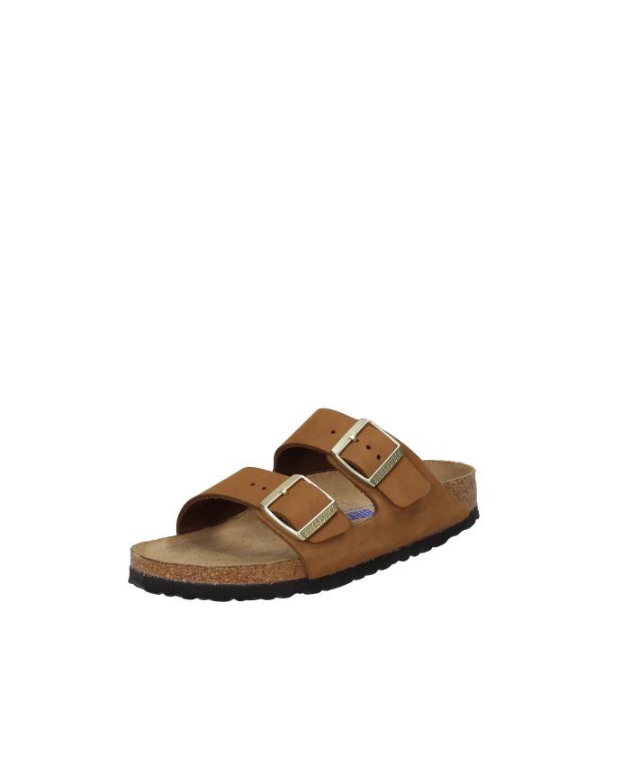 Birkenstock Arizona.1032086 Sandalo Arizona in nabuk oliato Tabacco