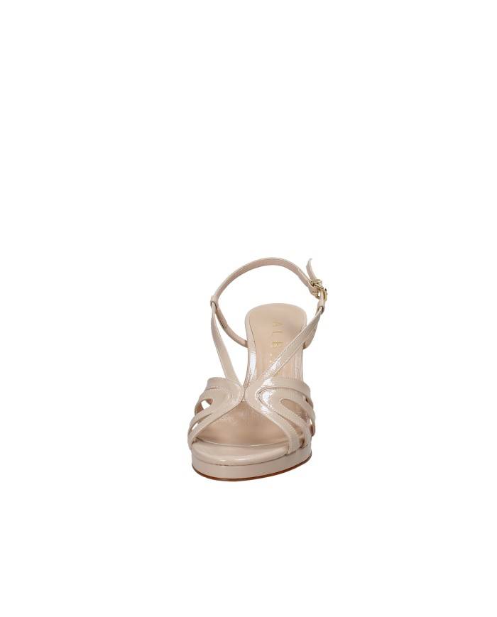 Albano 5507 Sandali alti con plateau in vernice Nude
