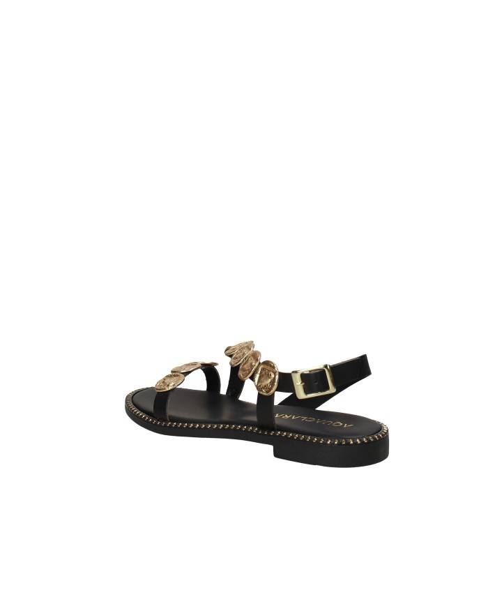 Aquaclara Malva.ne Sandalo basso donna in pelle Nero