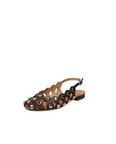 Aquaclara Rio.tdm Slingback spuntata tipo ballerina in pelle Testa Moro