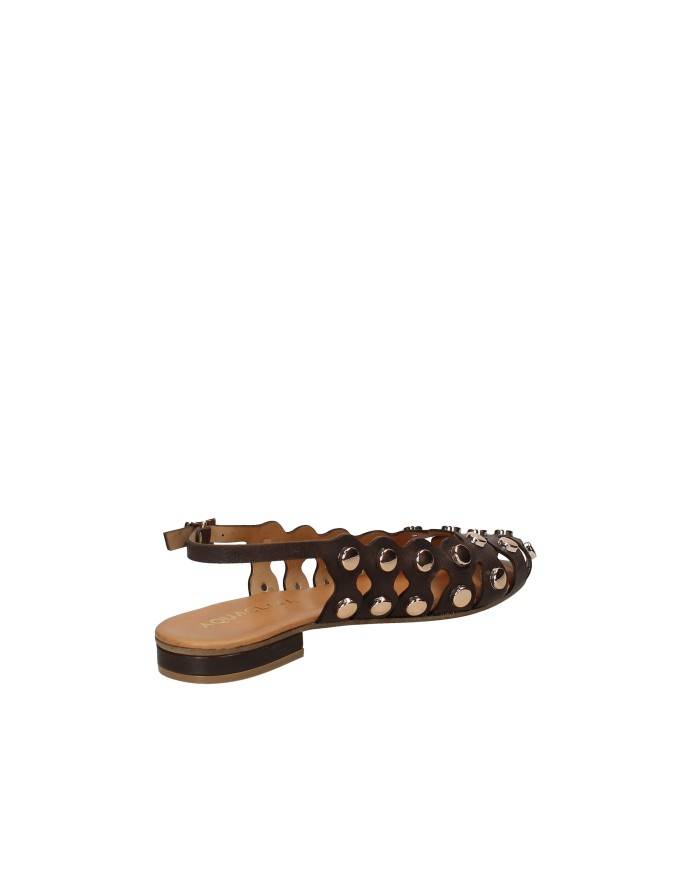 Aquaclara Rio.tdm Slingback spuntata tipo ballerina in pelle Testa Moro