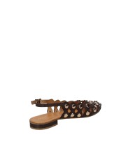 Aquaclara Rio.tdm Slingback spuntata tipo ballerina in pelle Testa Moro