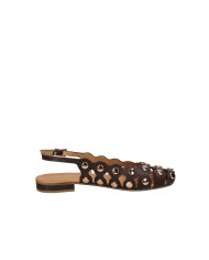 Aquaclara Rio.tdm Slingback spuntata tipo ballerina in pelle Testa Moro