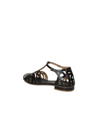 Aquaclara Tevere.ne Sandalo basso con tallone in pelle Nero