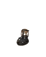 Aquaclara Tevere.ne Sandalo basso con tallone in pelle Nero