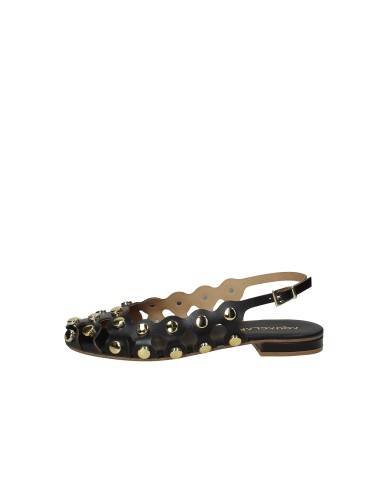 Aquaclara Rio.ne Slingback spuntata tipo ballerina in pelle Nero