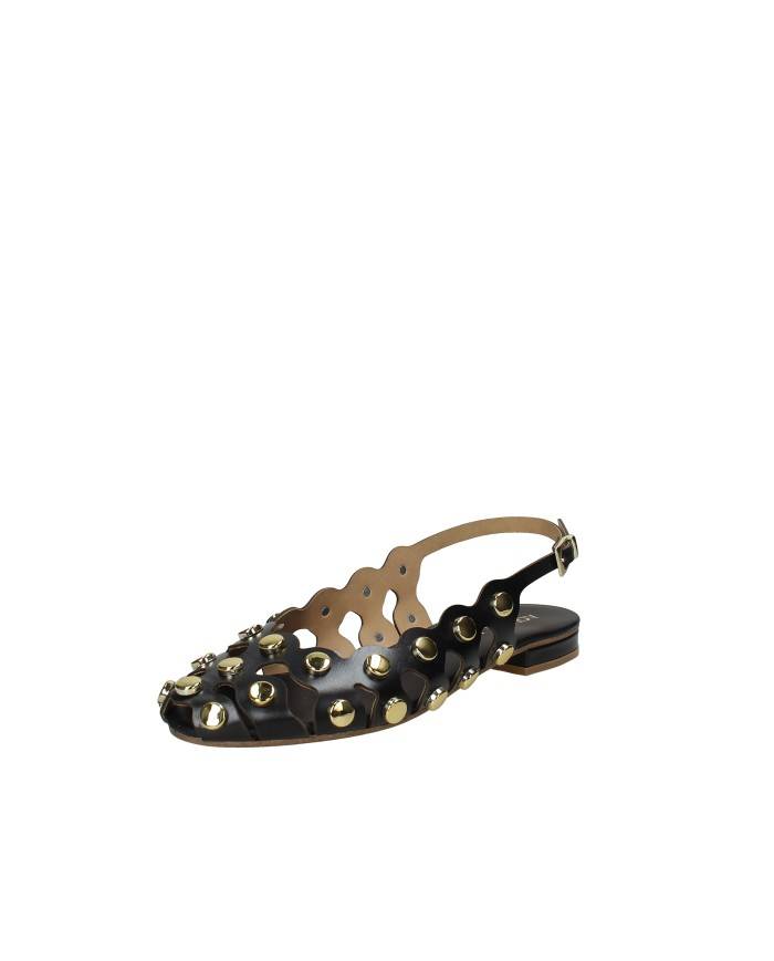 Aquaclara Rio.ne Slingback spuntata tipo ballerina in pelle Nero