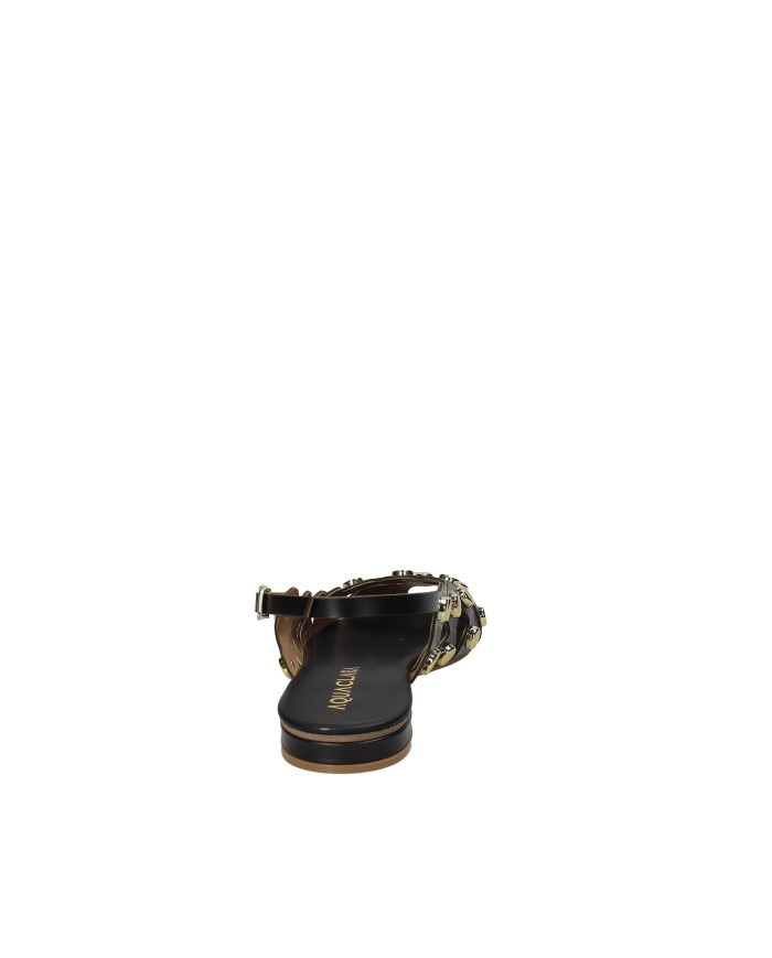 Aquaclara Rio.ne Slingback spuntata tipo ballerina in pelle Nero