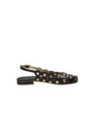 Aquaclara Rio.ne Slingback spuntata tipo ballerina in pelle Nero
