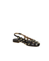 Aquaclara Rio.ne Slingback spuntata tipo ballerina in pelle Nero