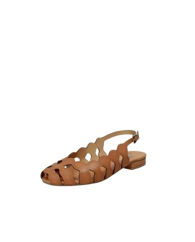 Aquaclara Nilo.tan Slingback spuntata tipo ballerina in pelle Tan