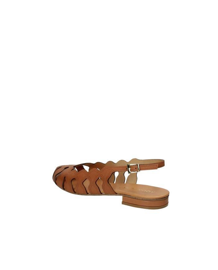 Aquaclara Nilo.tan Slingback spuntata tipo ballerina in pelle Tan