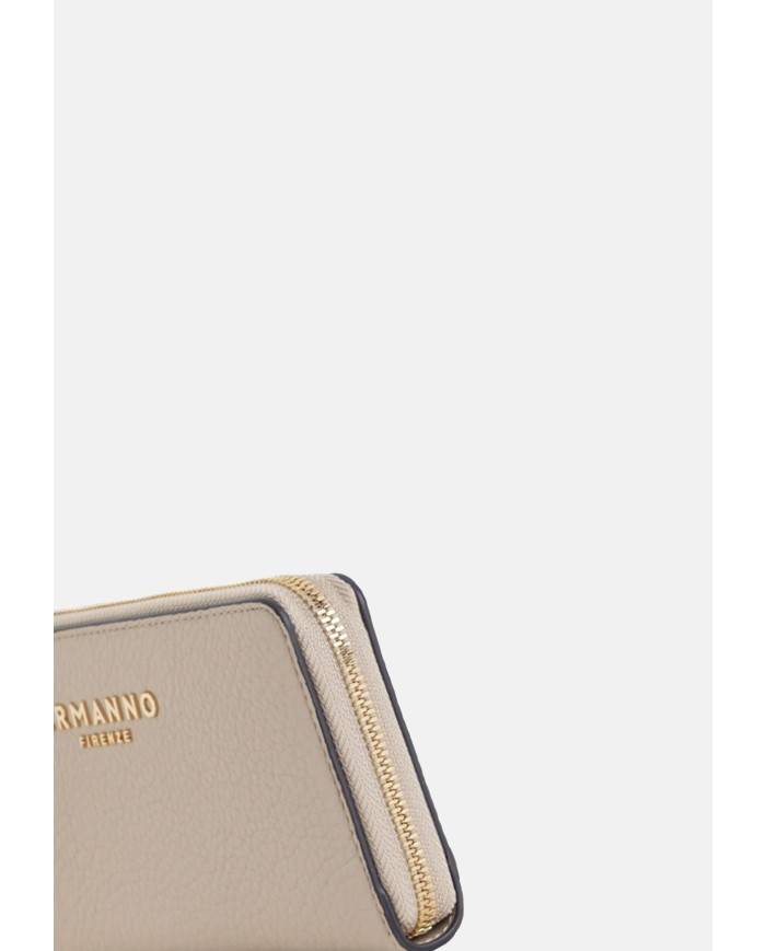 Ermanno Firenze 12600418 PF EBA large zip.Sabbia Sabbia