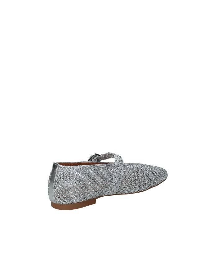 Bibi Lou 509z87vk Ballerina in maglia elastica laminata Argento
