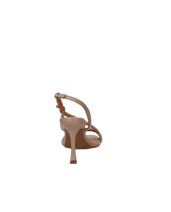Bibi Lou 516z10vk Sandali con tacco stiletto in pelle e strass Nude
