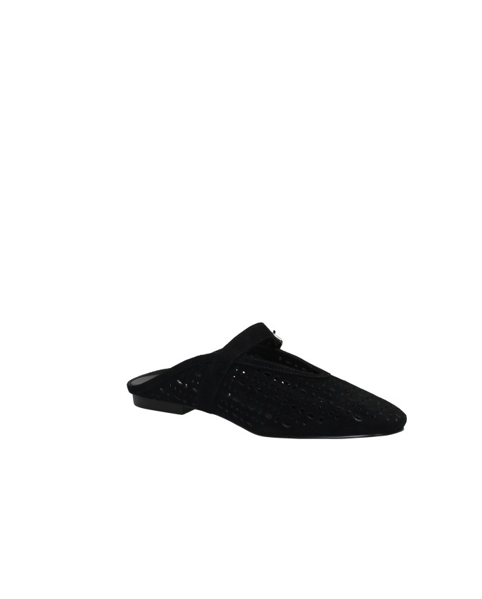 Bibi Lou 603z38vk Sabot bassi in camoscio traforato Nero