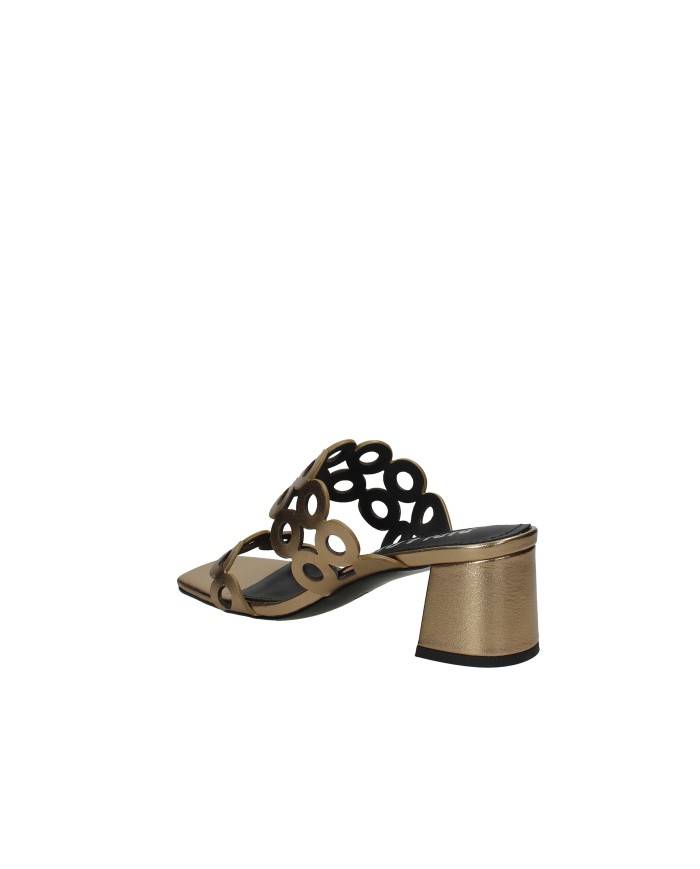 Bibi Lou 627z10vk Sandali scalzati alti in pelle laminata Bronzo