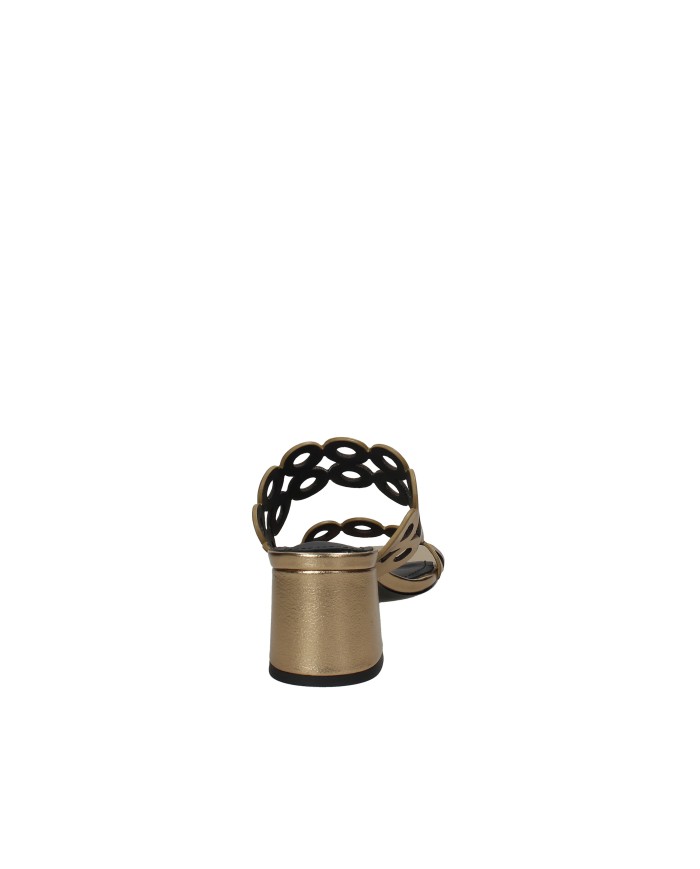 Bibi Lou 627z10vk Sandali scalzati alti in pelle laminata Bronzo