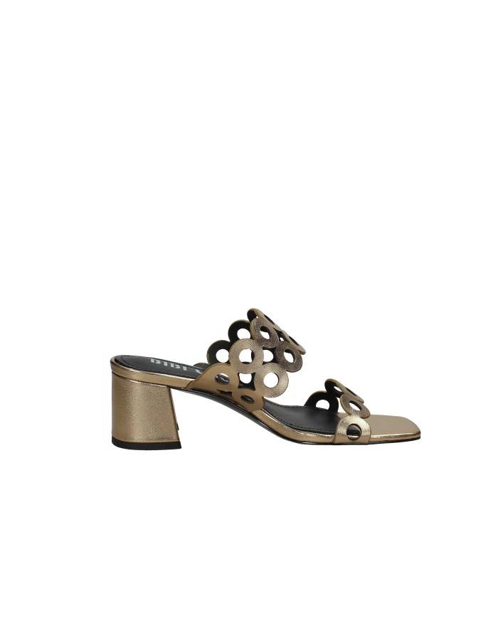 Bibi Lou 627z10vk Sandali scalzati alti in pelle laminata Bronzo